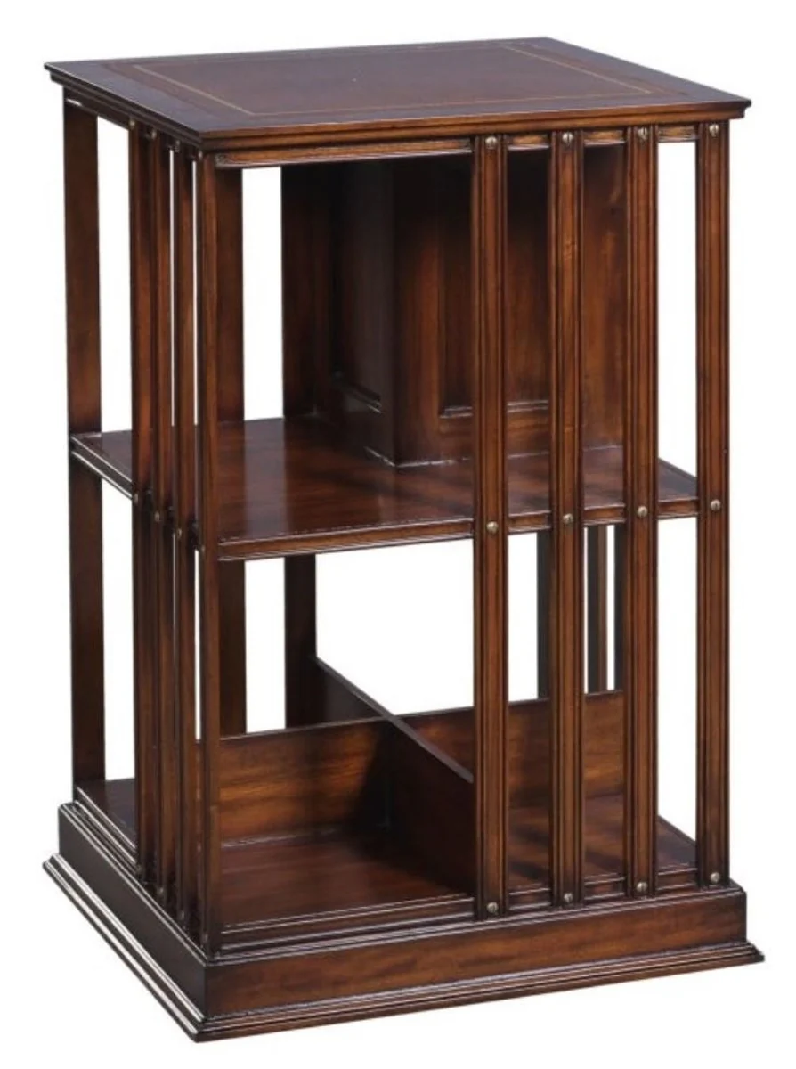 Luxury mahogany bookcase brown 49 x 49 x H. 80 cm - Luxury Collection