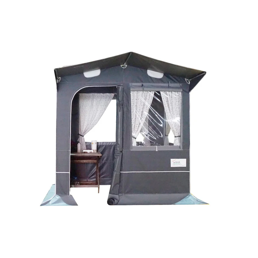 Tienda cocina pvc Intexca 200 x 150 - con tapas - gris