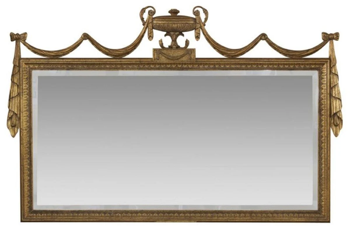 Luxury baroque mirror antique gold - magnificent wall mirror in baroque style - baroque living room mirror - antique style wardrobe mirror - baroque decorative accessories