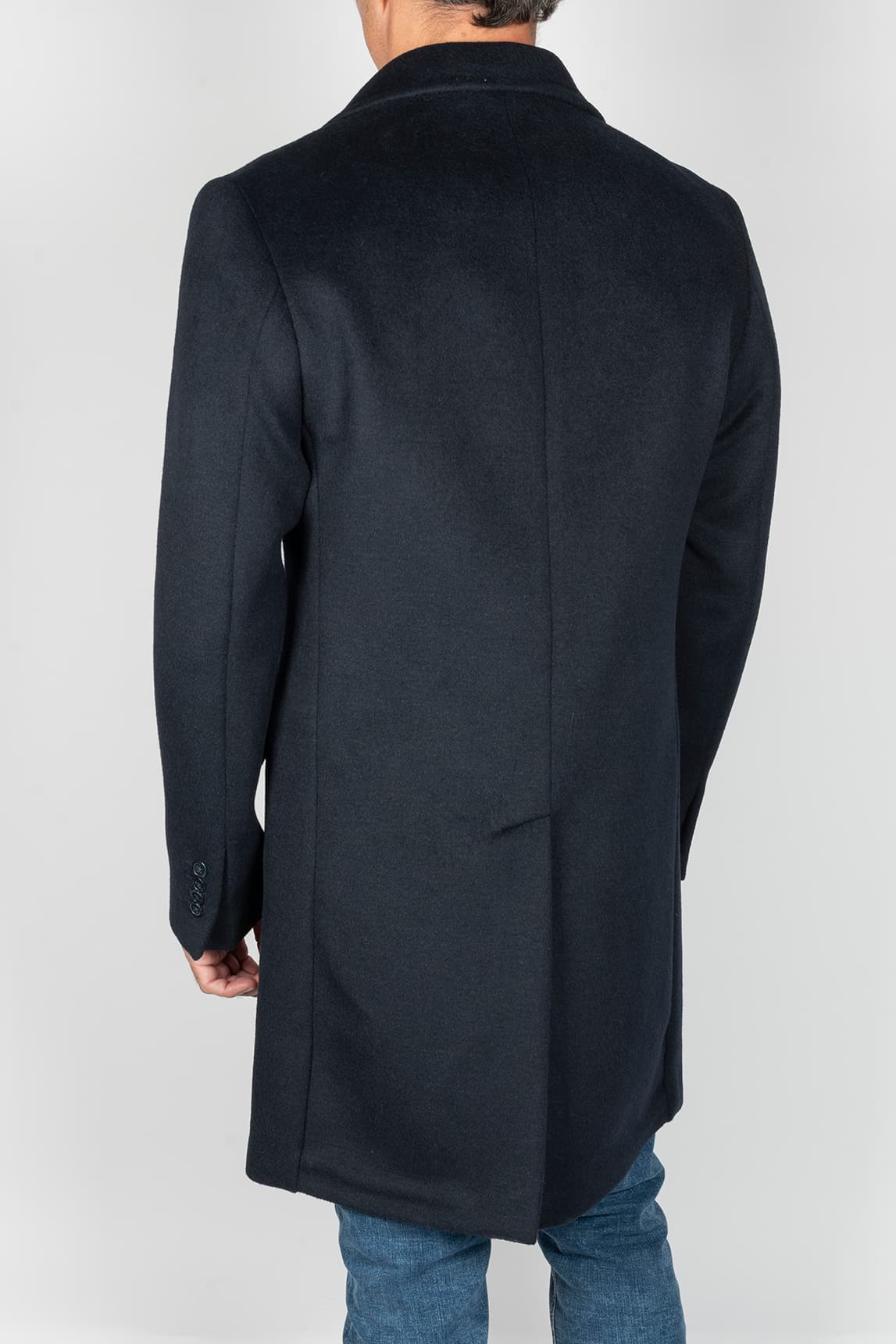 Rivera-Spain Schlichter marineblauer Mantel