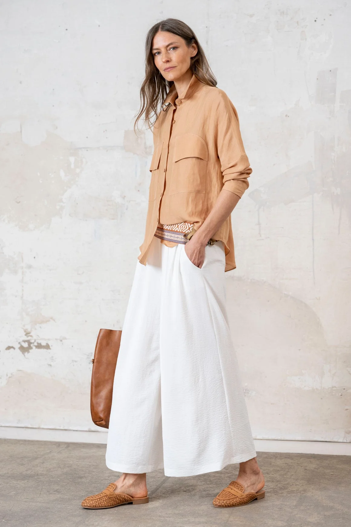 Rivera-Spanien Camisa Luserna Kamel