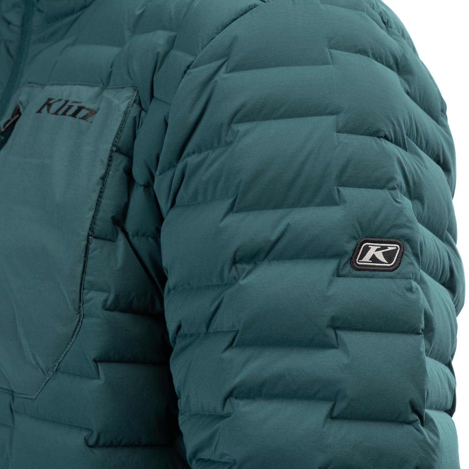 Boulder stretch down jacket with hood