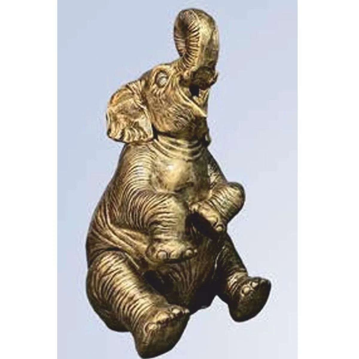 Deko Skulptur Elefant Antik Gold H. 73 cm - Deko Figur