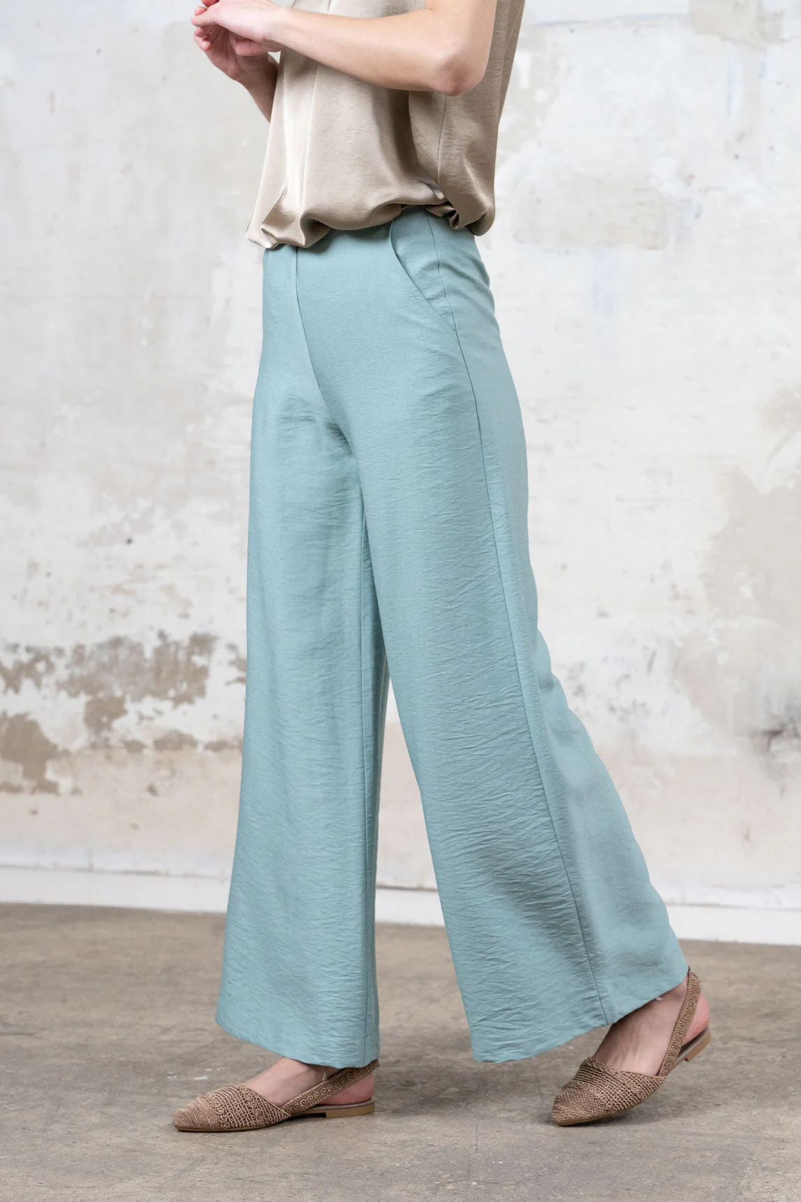 Rivera-Spanien Türkisfarbene Biella-Hose