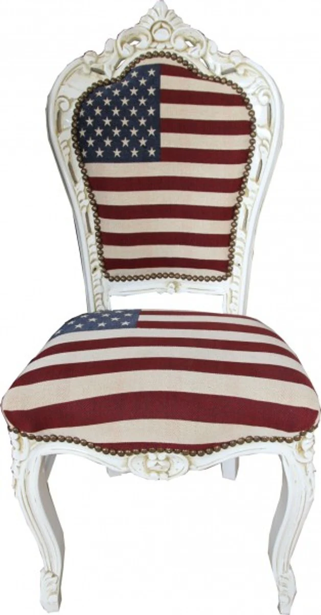 Baroque Dining Chair USA Design / Cream