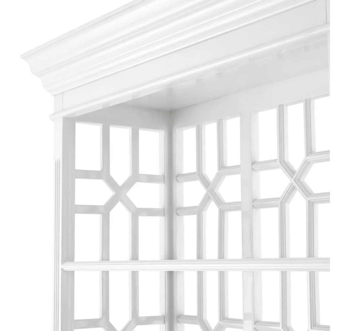 Designer mahogany shelf cabinet piano white - luxury quality