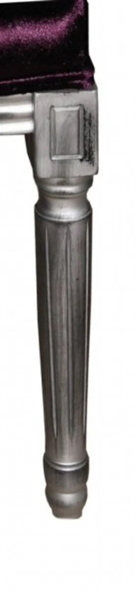 Baroque dining room chair purple - designer chair - luxury quality