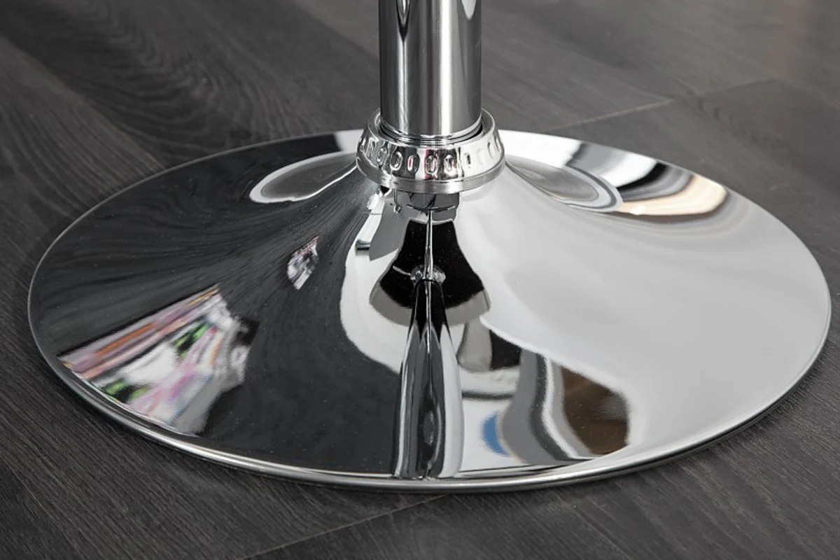 Designer bar chair faux leather white - bar stool - furniture restaurant hotel