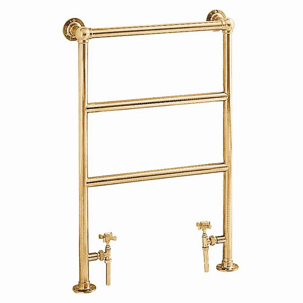 Luxury bathroom heater gold 850 x 575 mm - towel radiator - vintage bathroom radiator towel holder