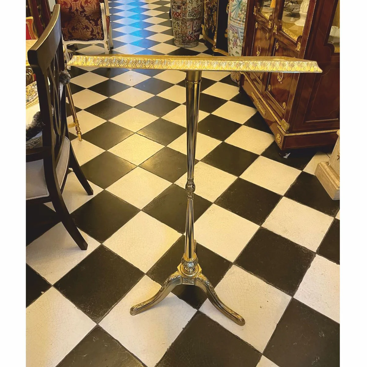 Luxus Barock Messing Notenständer H. 120 cm - Made in Italy