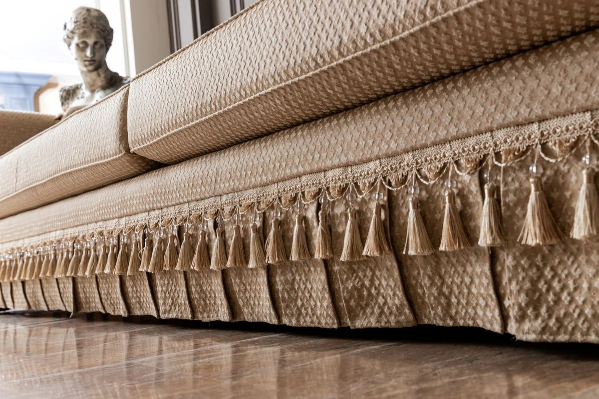 Luxury Baroque Sofa Gold - Handmade Living Room Sofa in Baroque Style - Baroque Living Room Furniture