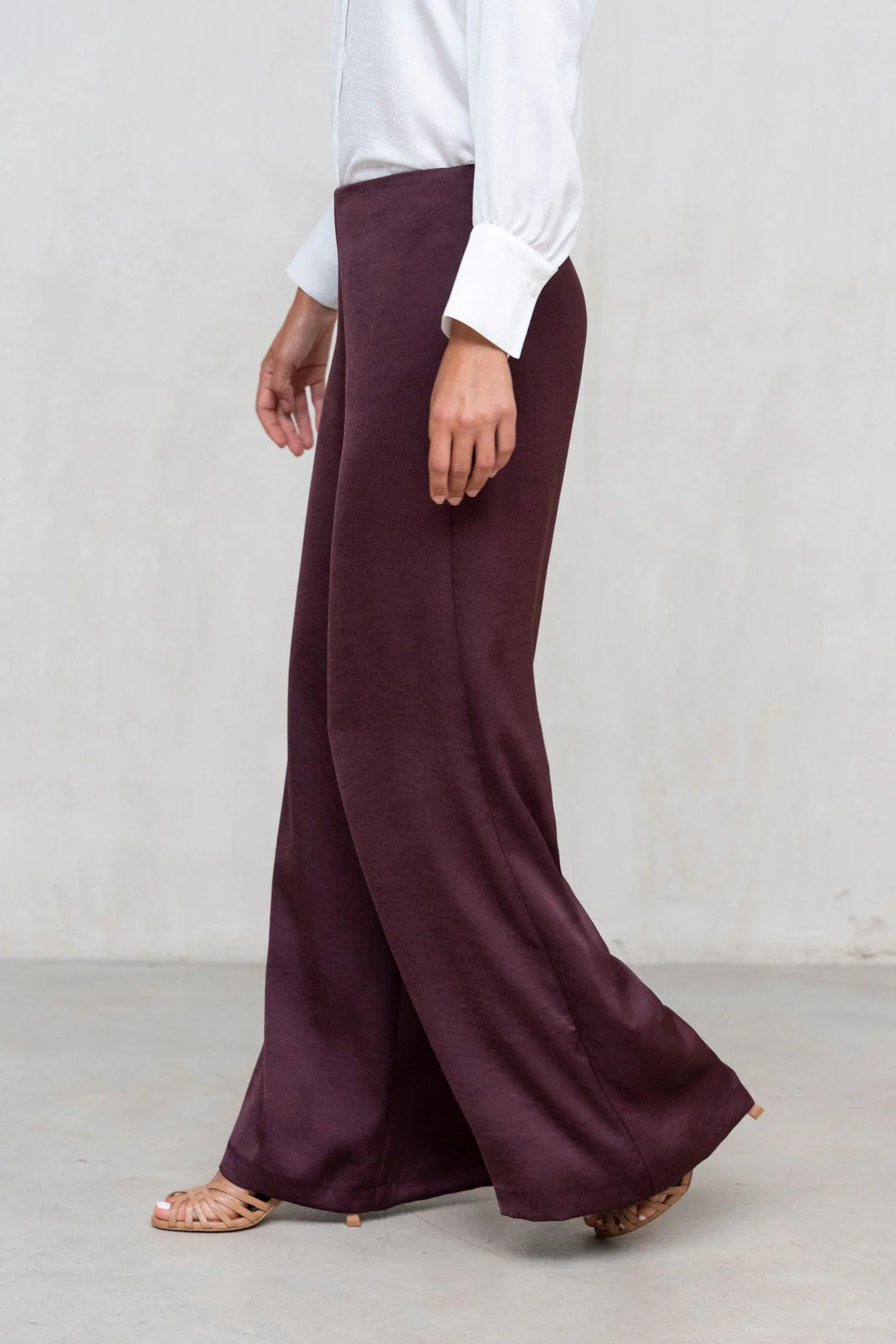 Rivera-Spain Burgundy Ivy Pants