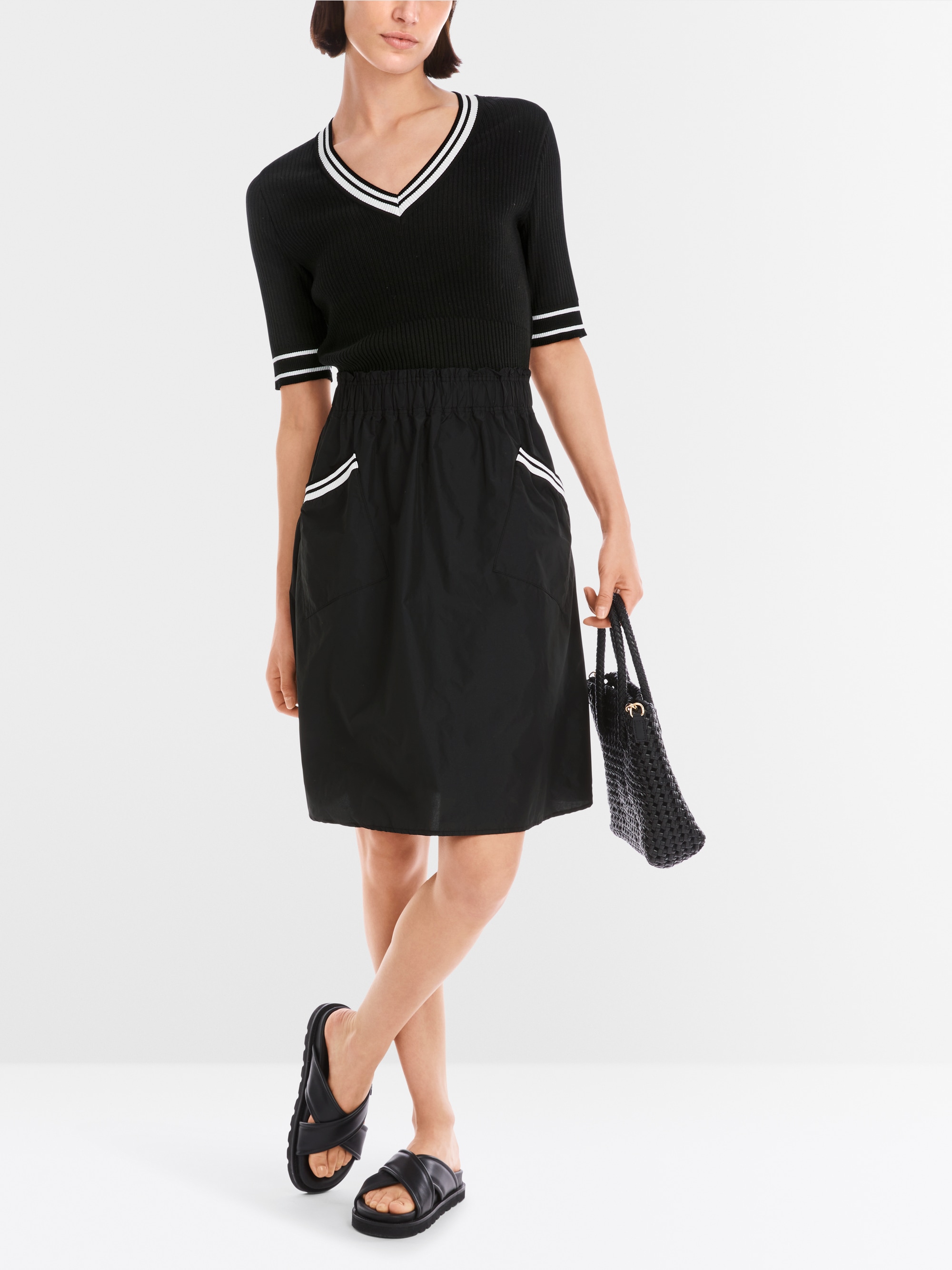 Marc-Cain Zweifarbiges Rethink Together-Kleid