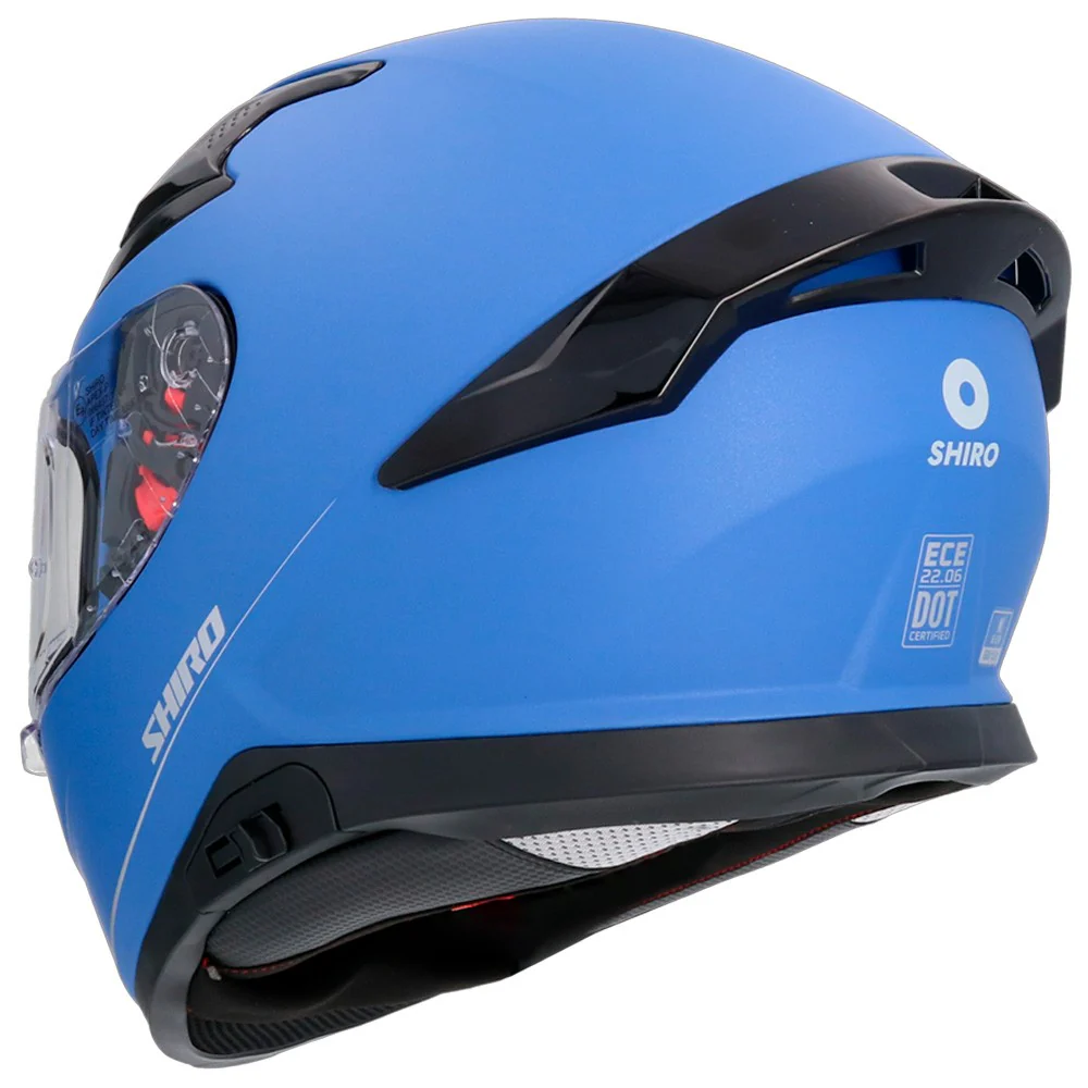 CASCO SHIRO KATANA SOLID AZUL MATE