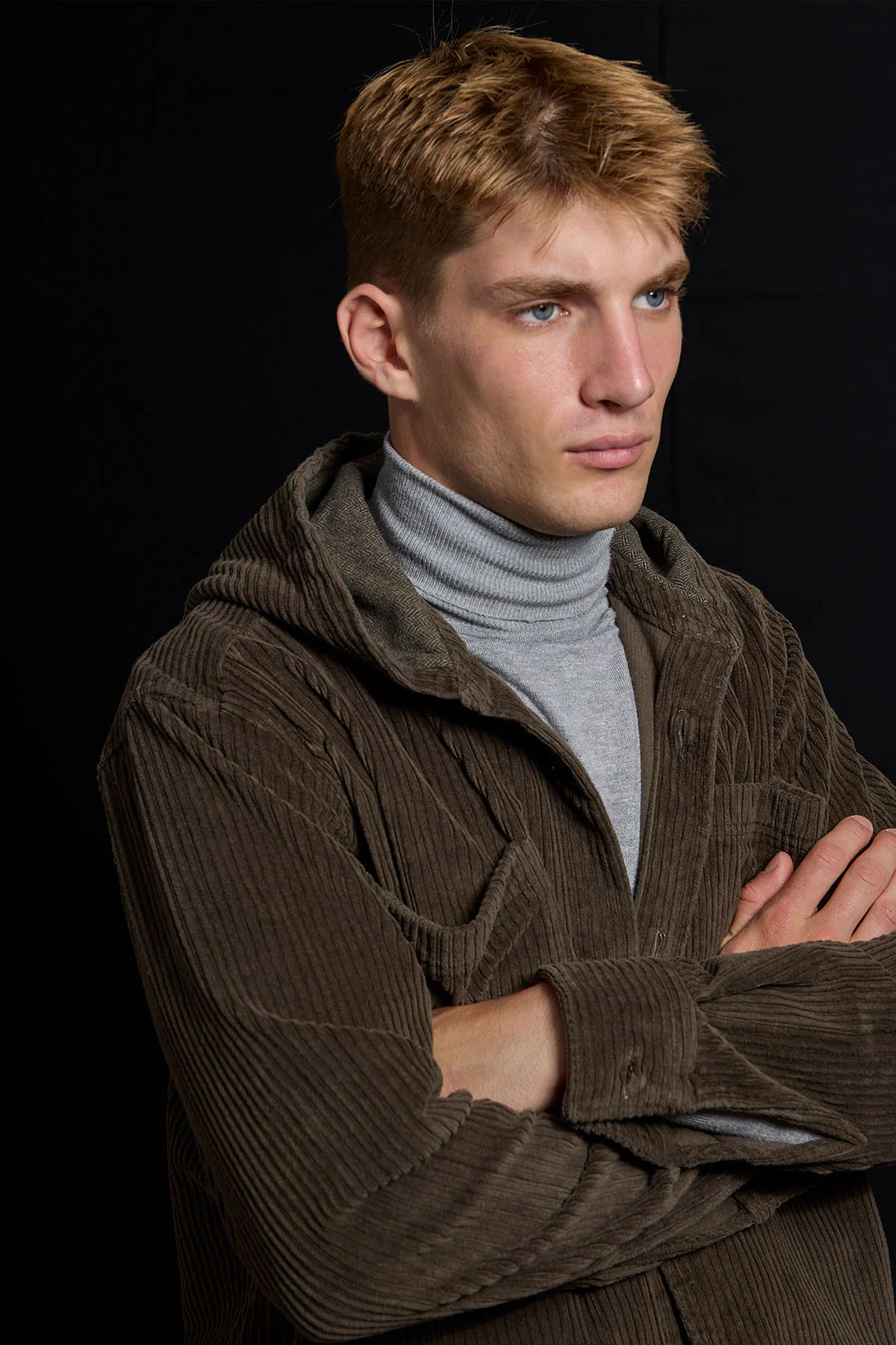 Rivera-Spain Koike braunes Cord-Überhemd