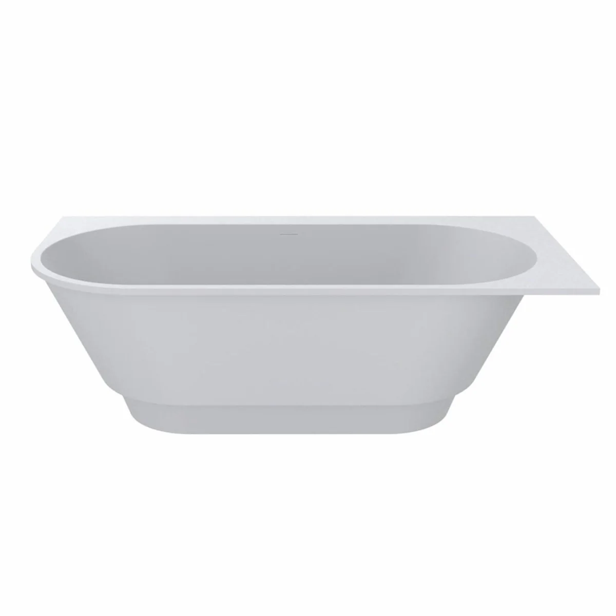 Freestanding luxury bathtub matt white 190 cm - bathroom furniture