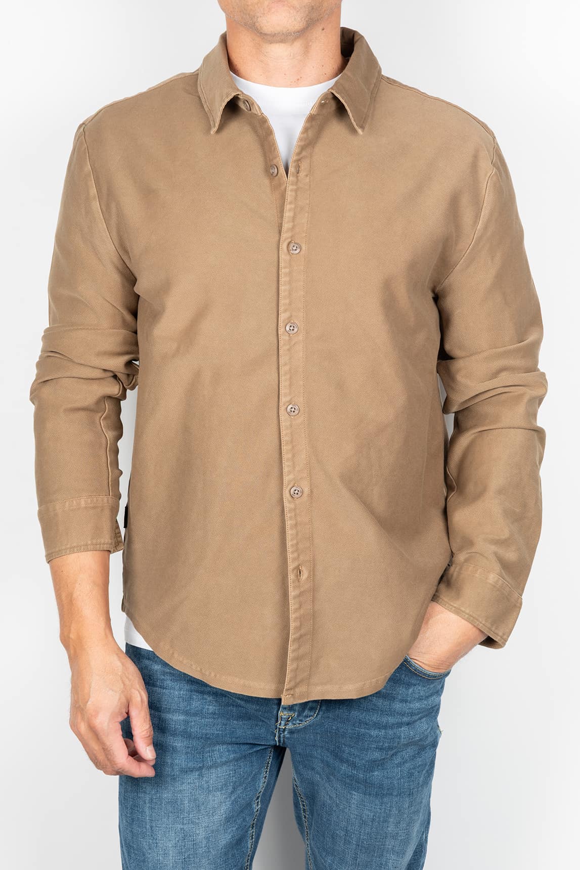 Rivera-Spanien Camisa Keeling Camel
