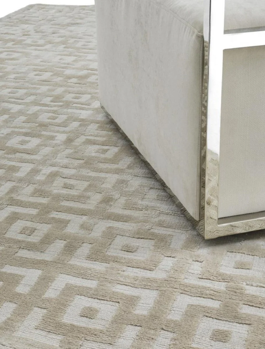 Luxus Teppich Elfenbeinfarben 170 x 240 cm - Wohnzimmerteppich