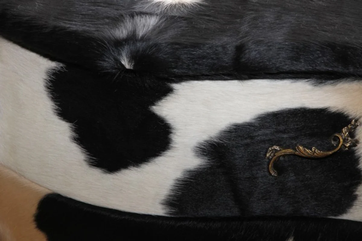 Baroque chest of drawers cowhide - unique