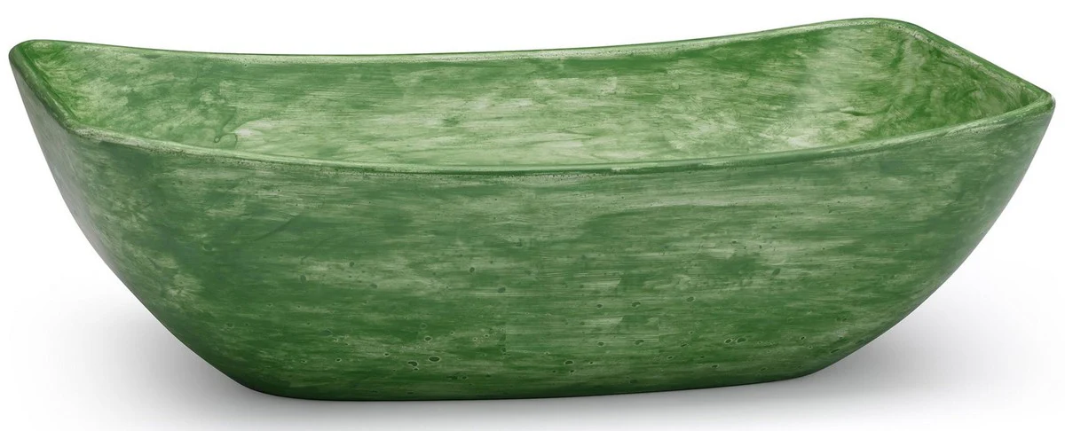 Luxury concrete sink bowl matt green 49.7 cm