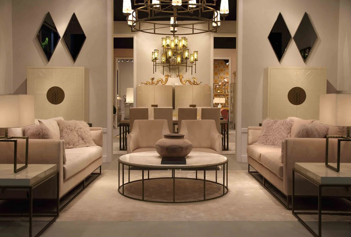 Material: solid wood, metal, polyester foam, fabric