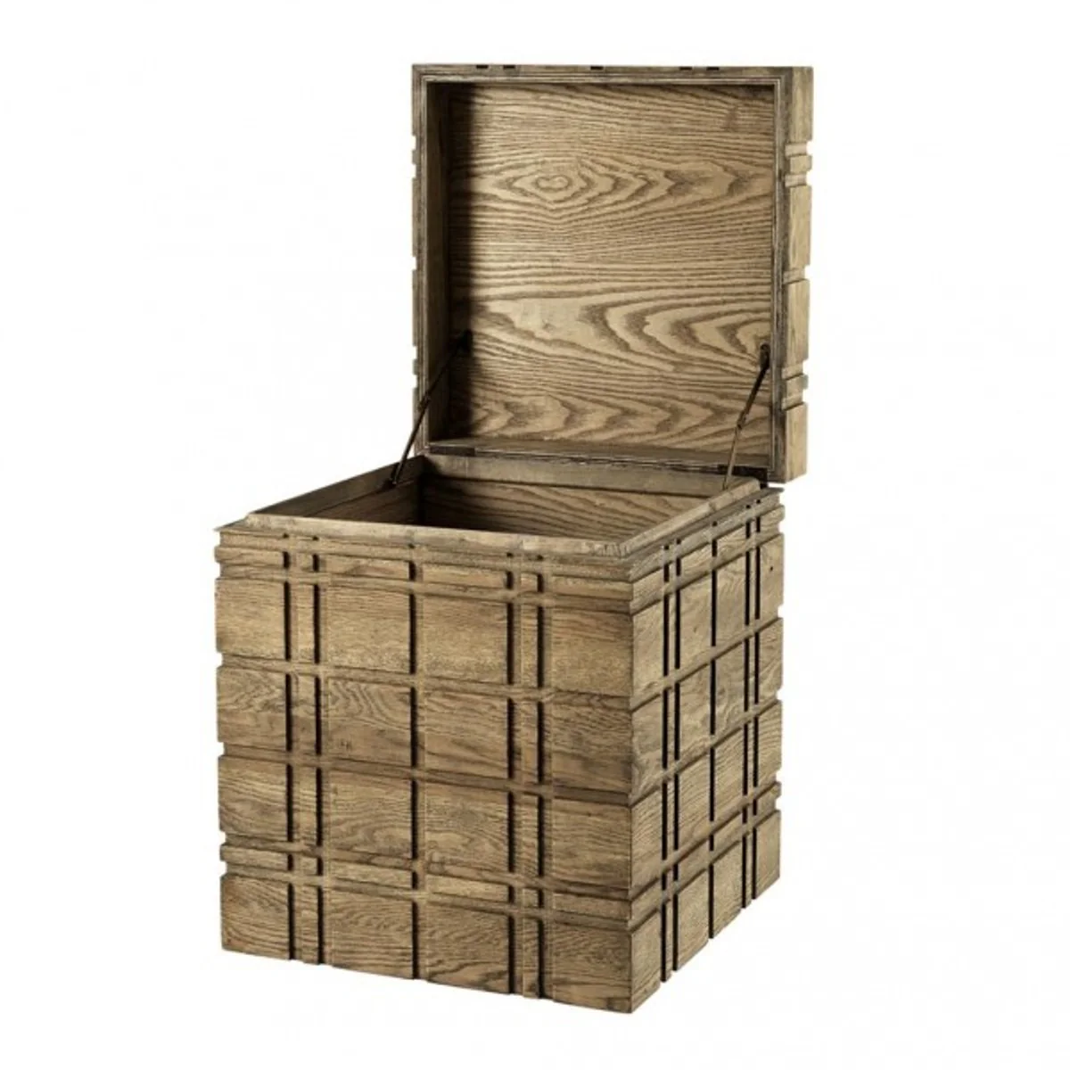 Luxury cabinet chest wood oak - Art Deco Baroque Art Nouveau chest cabinet