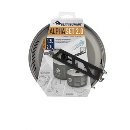 Sea to Summit Set 1.2 and 2.7 l ALPHA Pots with Lids