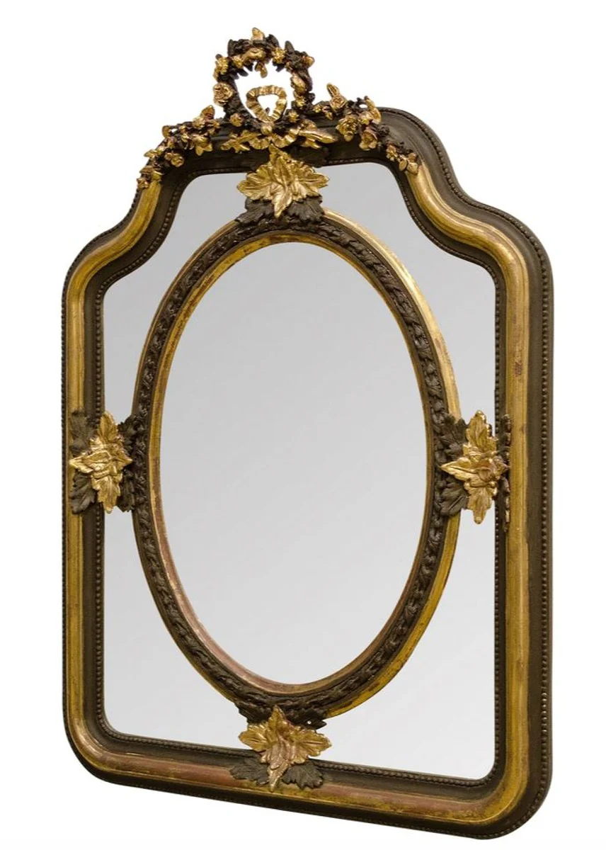 Baroque mirror gold 90 x H. 120 cm - antique style living room furniture
