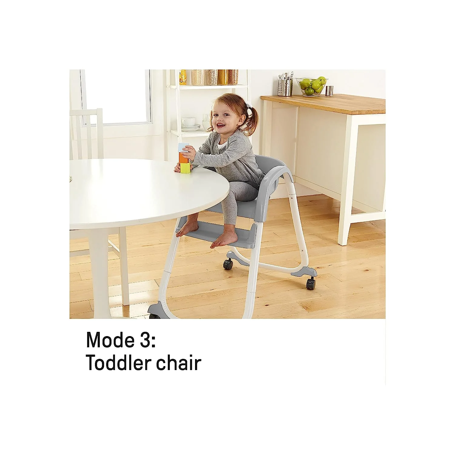 Ingenuity Trio Elite 3-in-1-Hochstuhl Braden – Hochstuhl, Kleinkindstuhl und Sitzerhöhung