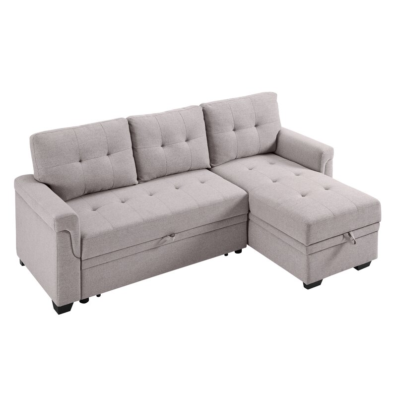 Gunnar 86 Wide Reversible Sleeper Sofa & Chaise