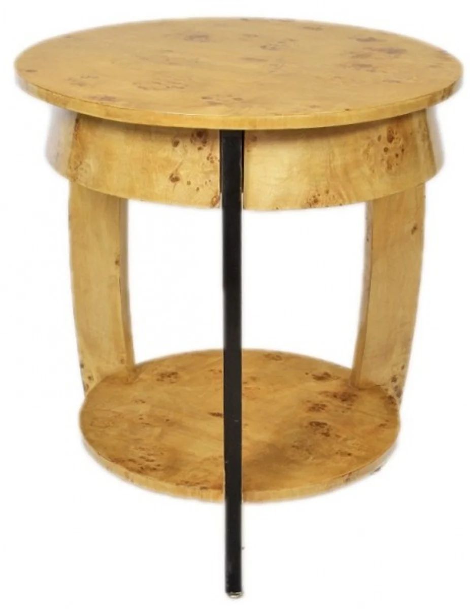 Art Deco side table bird's eye maple H65 x 75cm - Louis XVI antique style table - furniture
