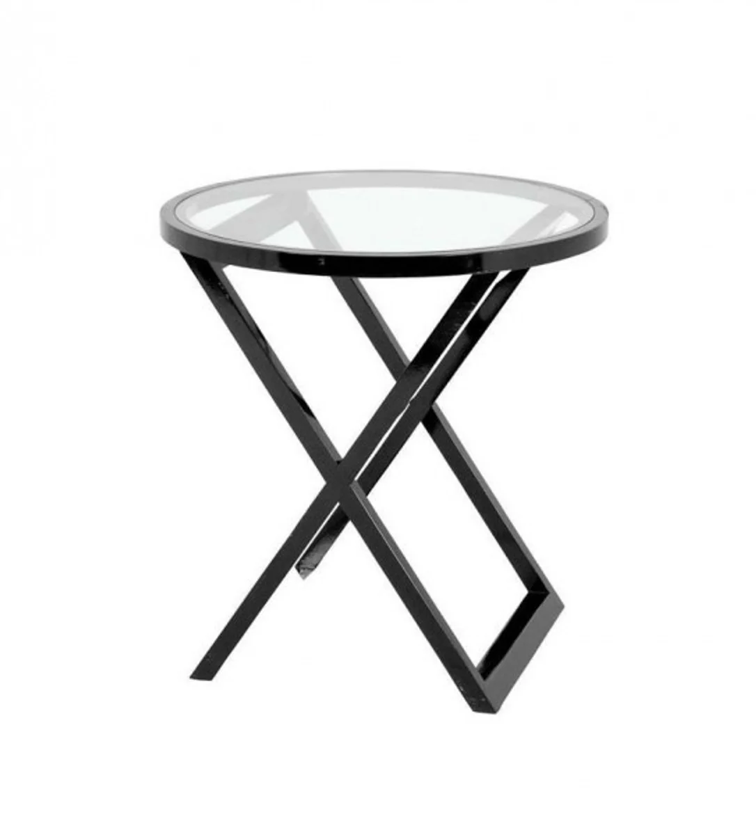 Luxury Art Deco Designer Mahogany Side Table Black - Luxury Side Table