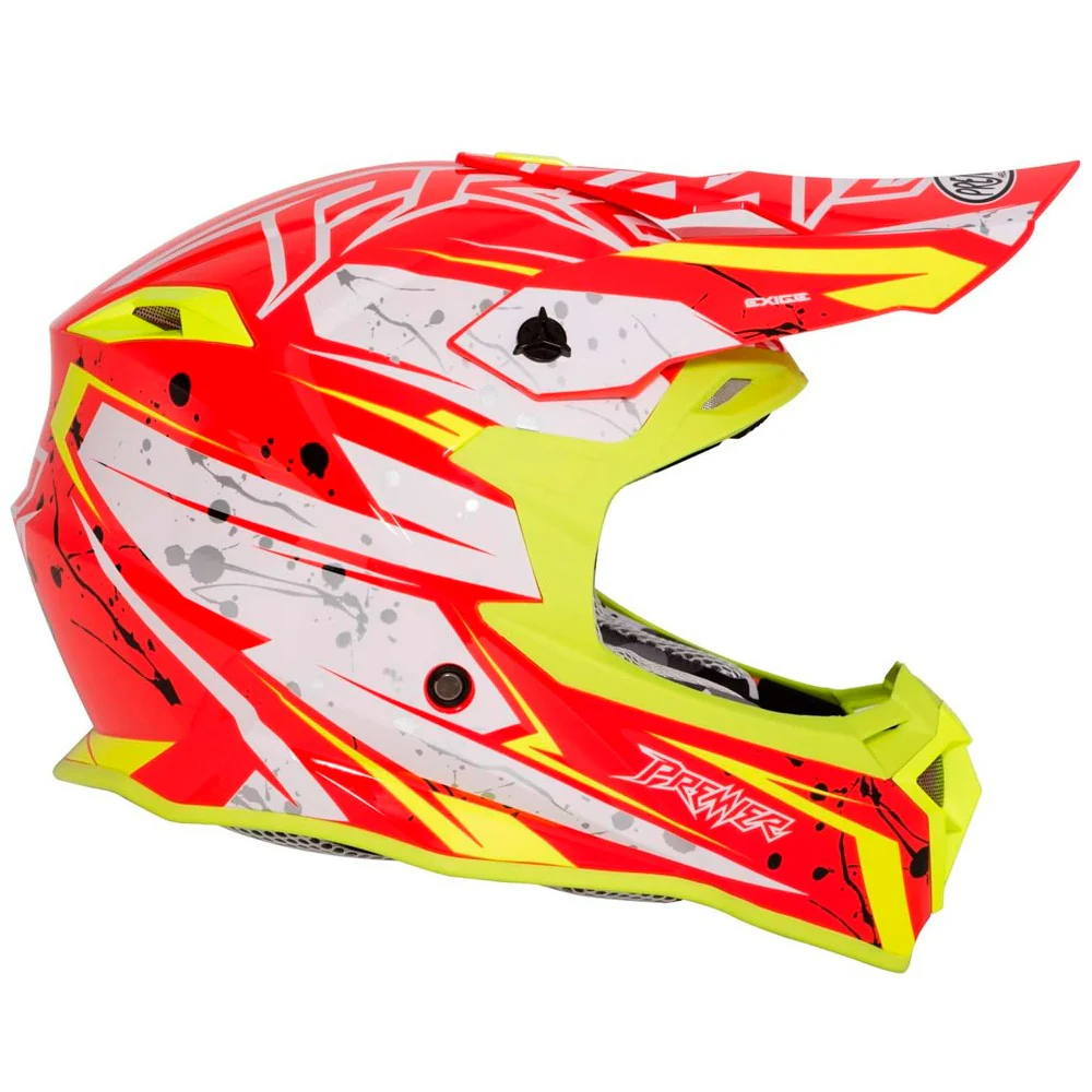 CASCO CROSS / ENDURO PREMIER EXIGE QX2 NARANJA / BLANCO
