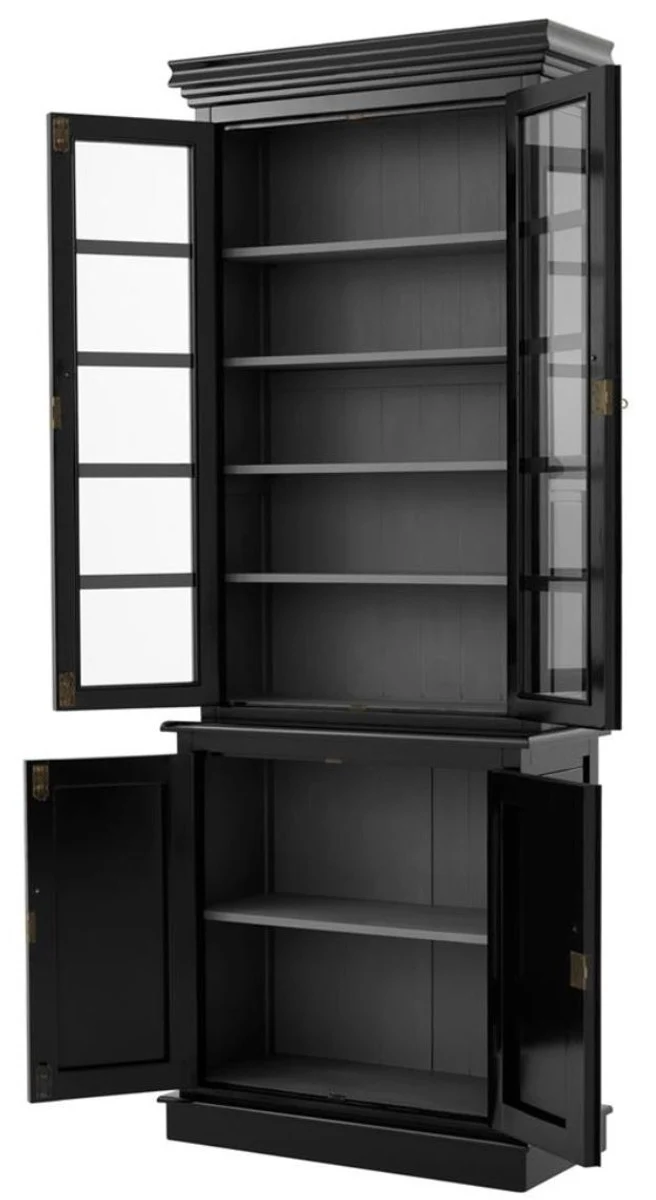 Luxury living room cabinet black 90 x 38 x H. 230 cm - Limited Edition