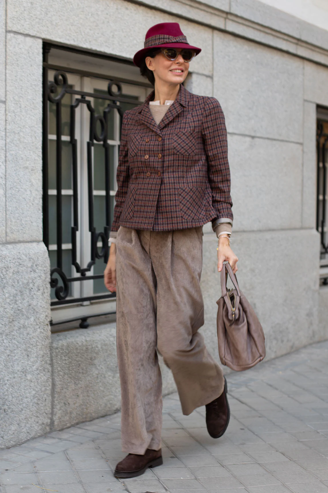 Rivera-Spanien Verona Hut Burgund | Rivera x Alexia Álvarez de Toledo