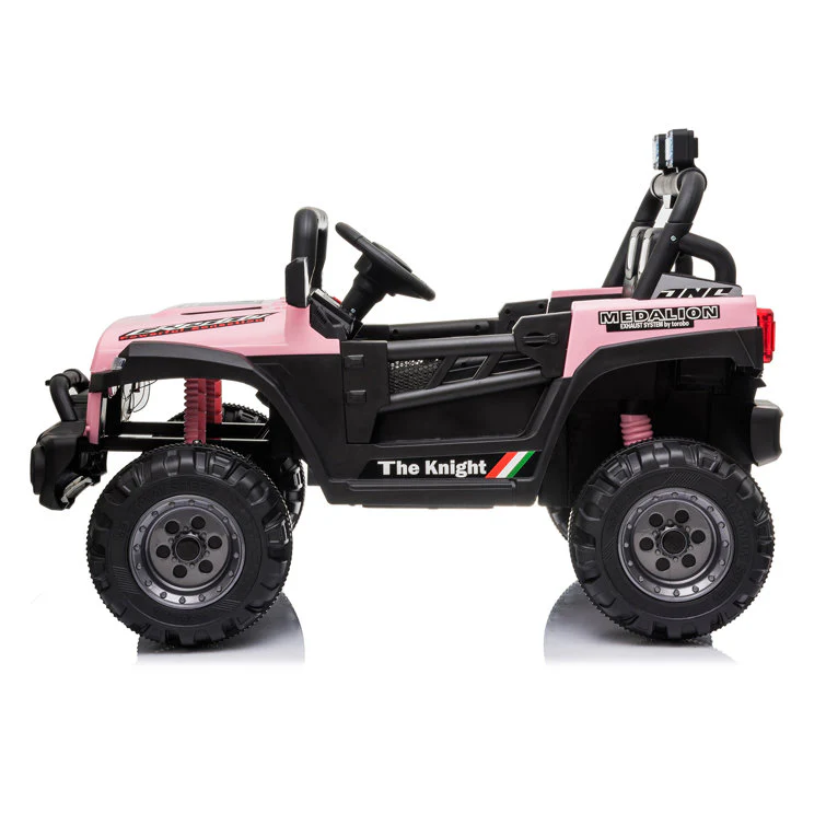 Ride On Truck Dual Drive 12V 4,5A.H mit 2,4G Fernbedienung Geländewagen Pink