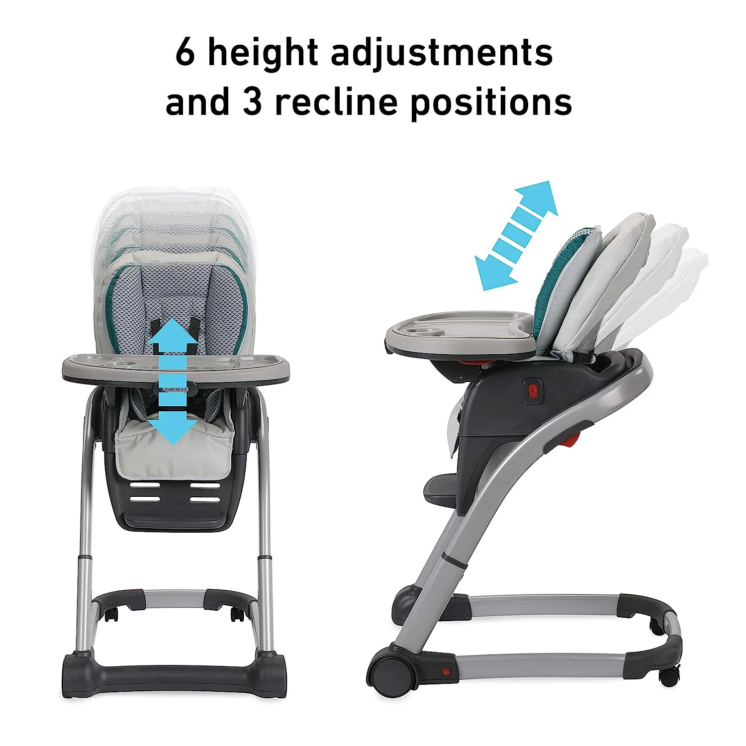 Blossom 6 in 1 umwandelbarer Hochstuhl, Redmond