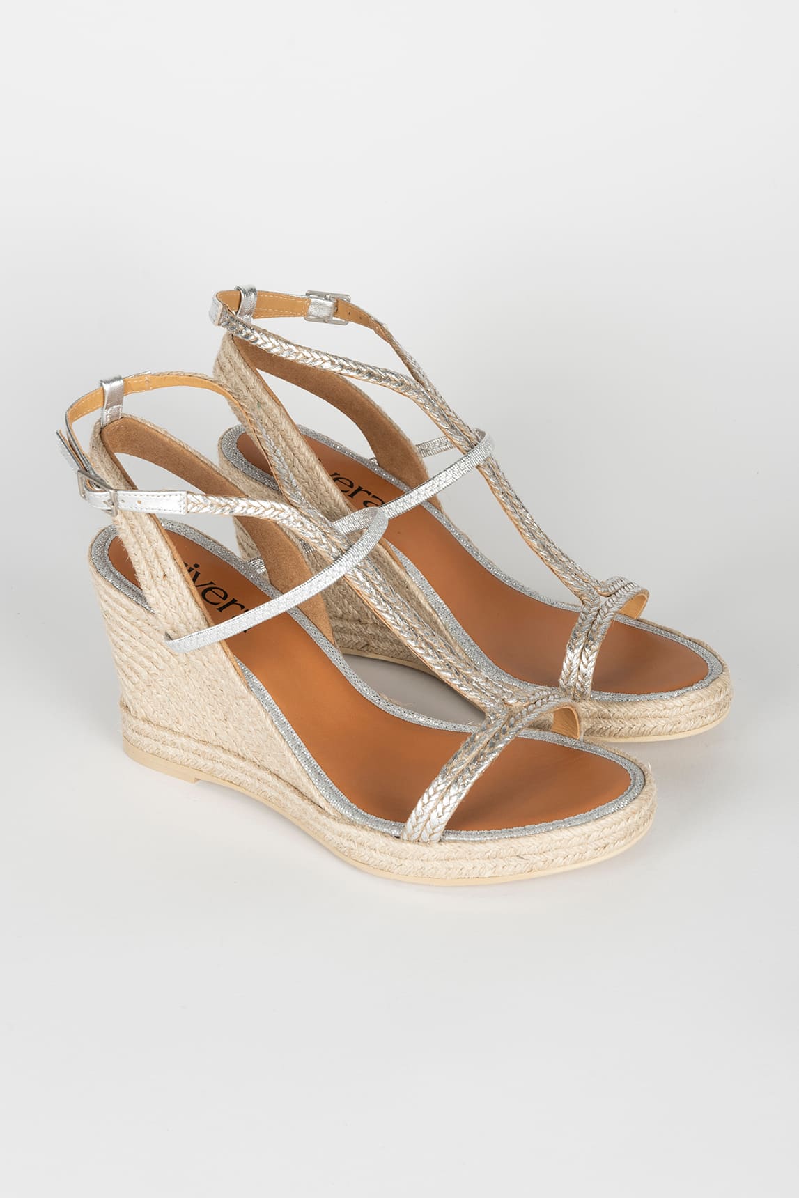 Rivera-Spain Silber Margaux Sandale