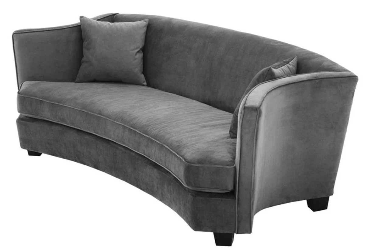 Luxury sofa gray 226 x 110 x H. 74 cm - luxury living room furniture