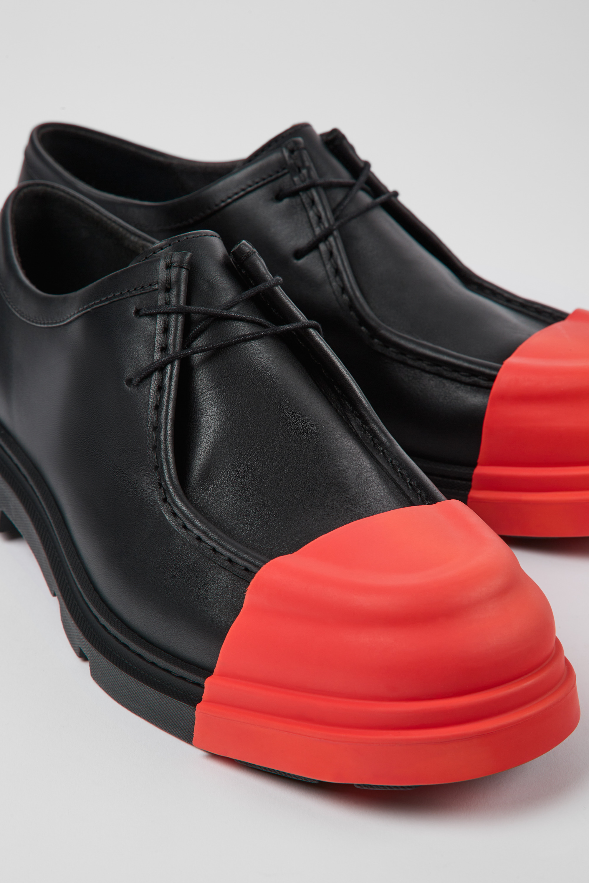 Junction - Schwarze Lederschuhe für Herren