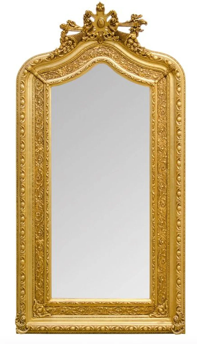 Prunkvoller Barock Wandspiegel 108 x H. 207 cm - Barock Spiegel