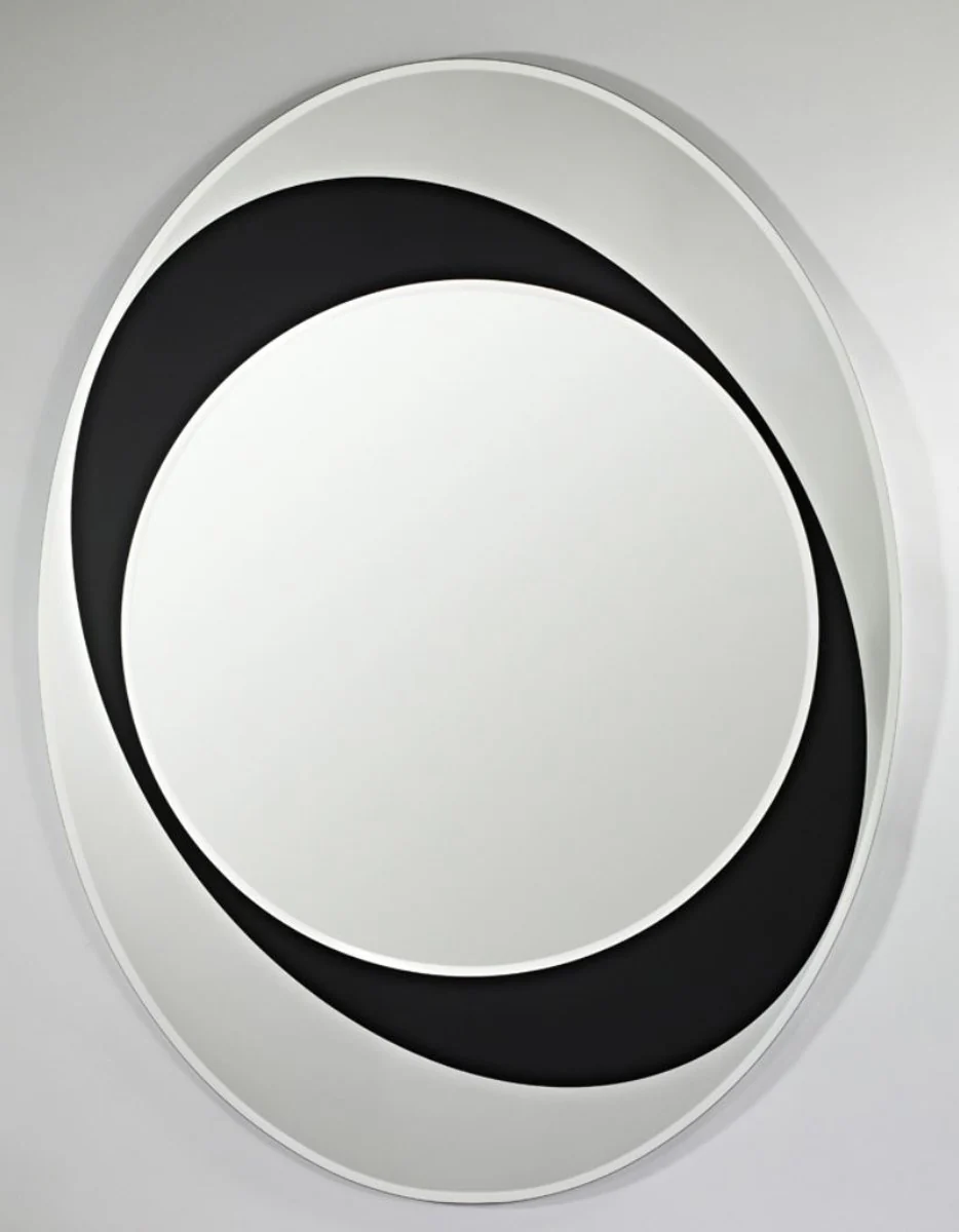 Designer mirror black / white 83 x H. 110 cm - luxury collection