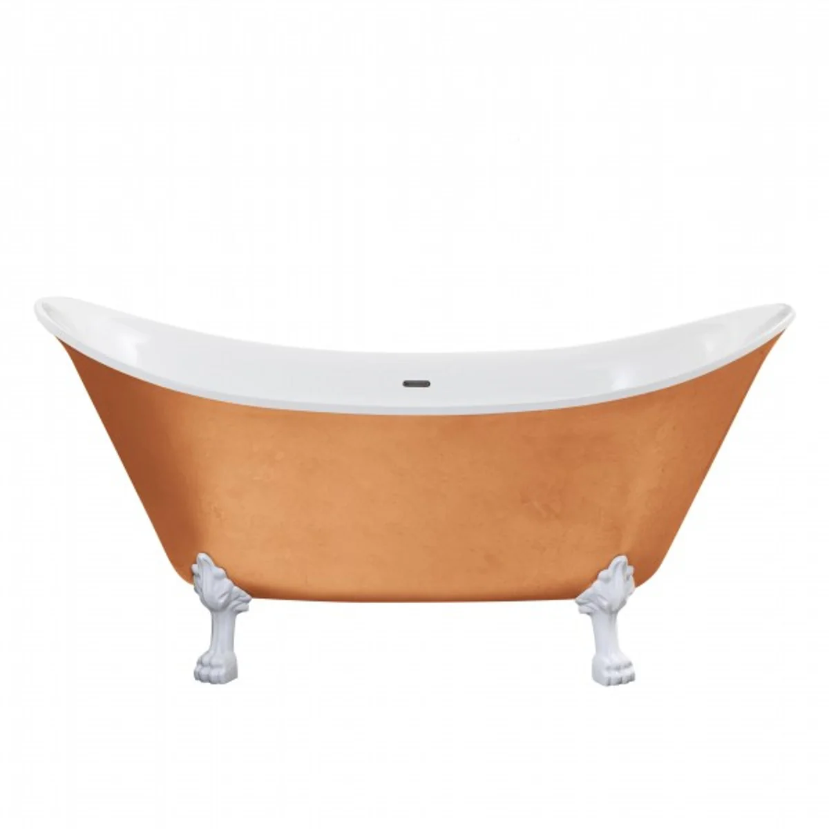 Art Nouveau freestanding bathtub copper effect model He-Lyd 1730mm - freestanding retro antique bathtub baroque style