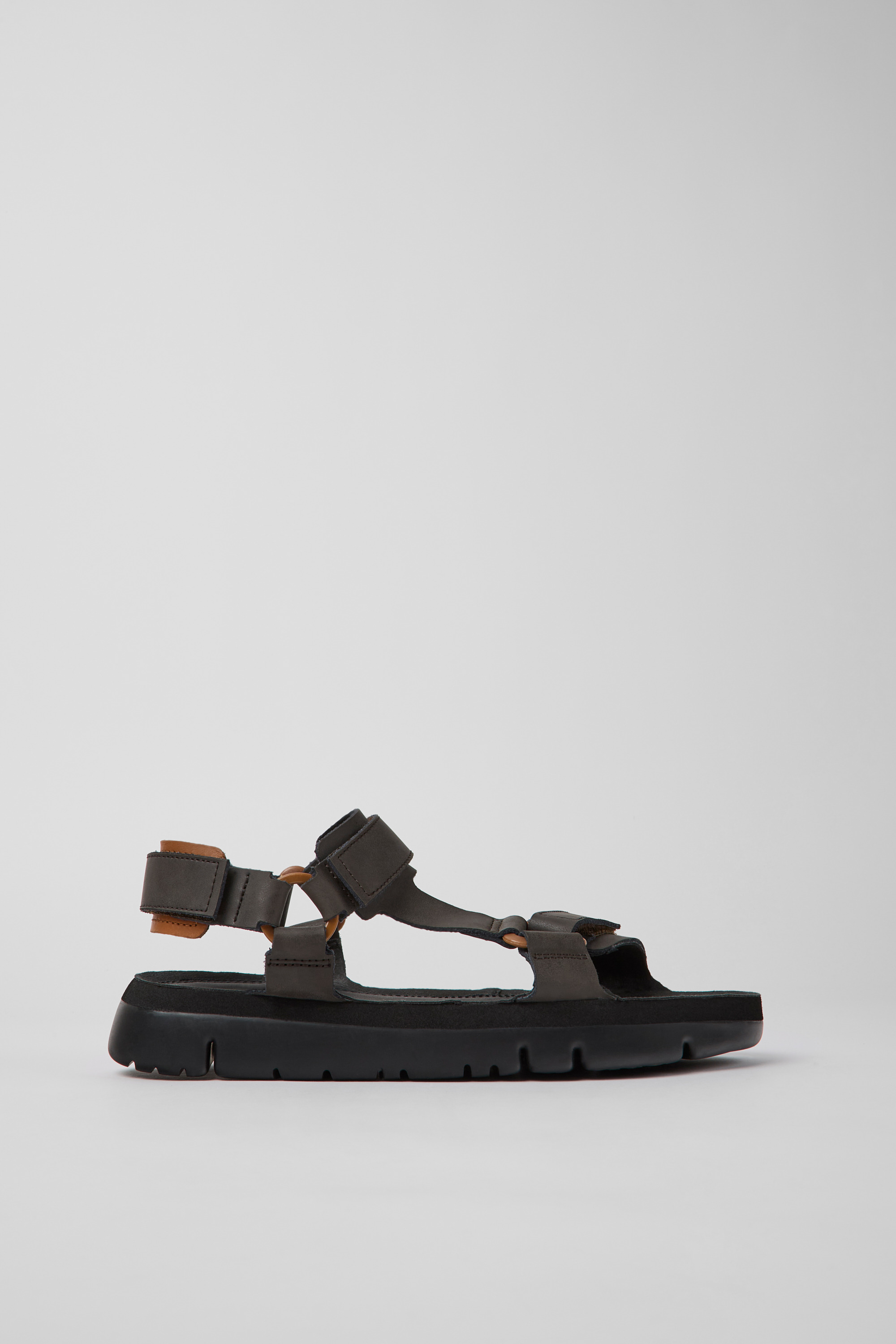 Oruga - Braune Leder Sandalen für Herren