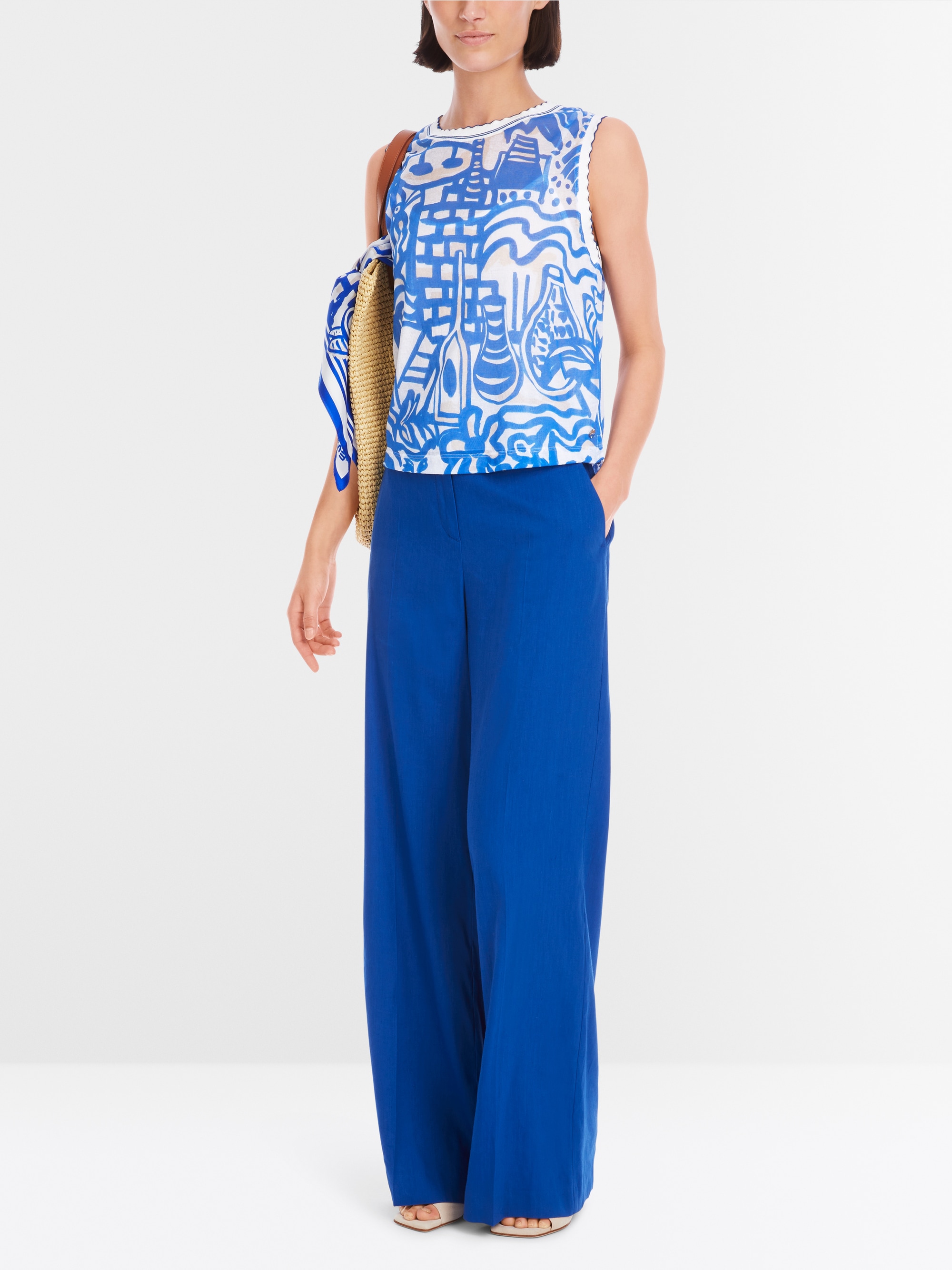 Von Marc-Cain in Deutschland gestricktes Oberteil mit Aufdruck