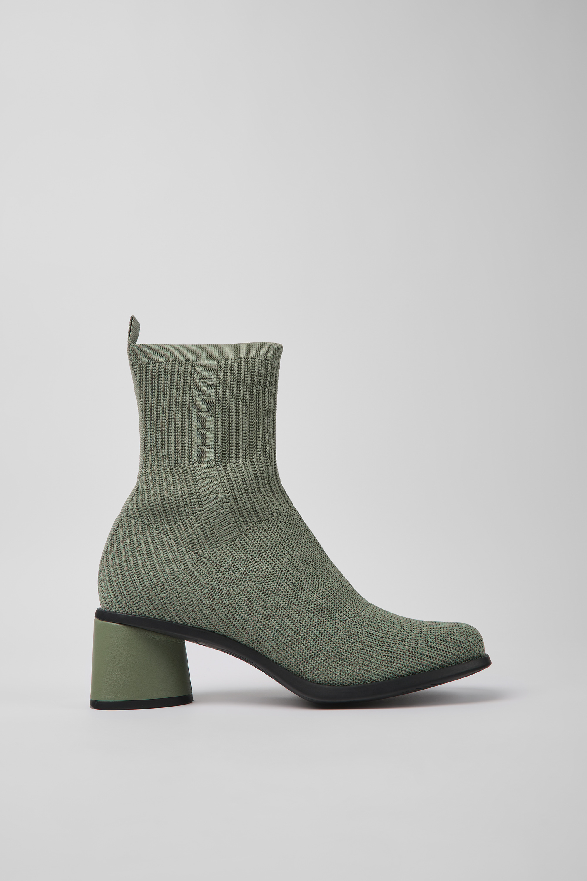Kiara - Grüne Textilstiefel für Damen