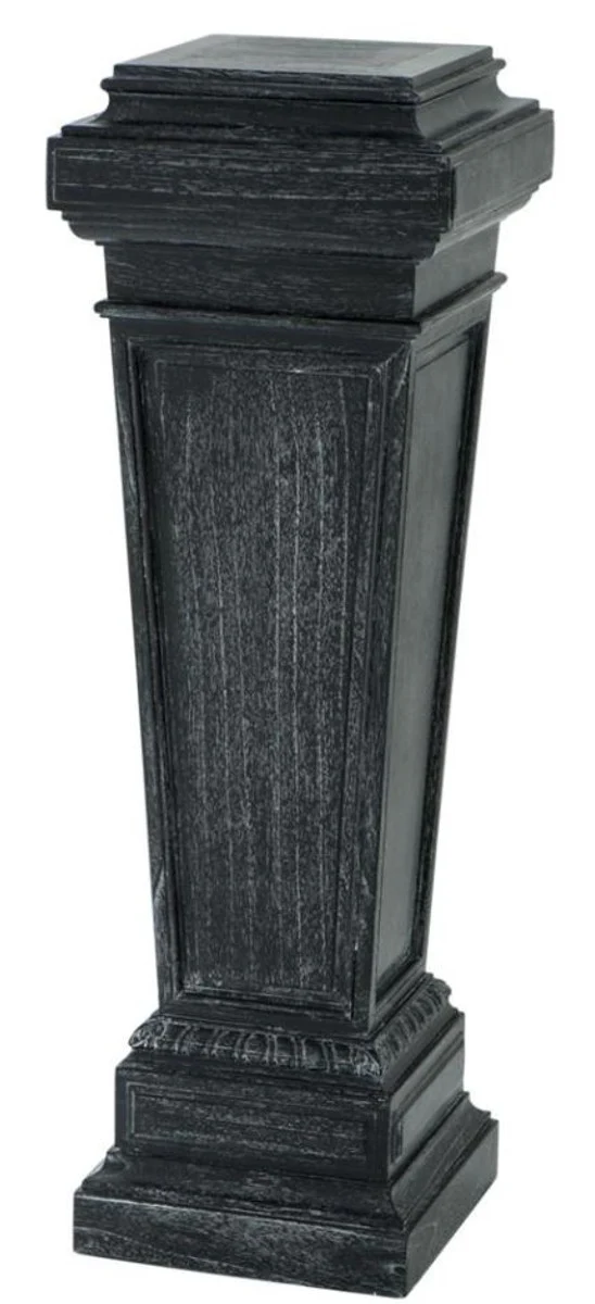 Designer column / side table 38 x 38 x H. 114 cm - luxury furniture gray