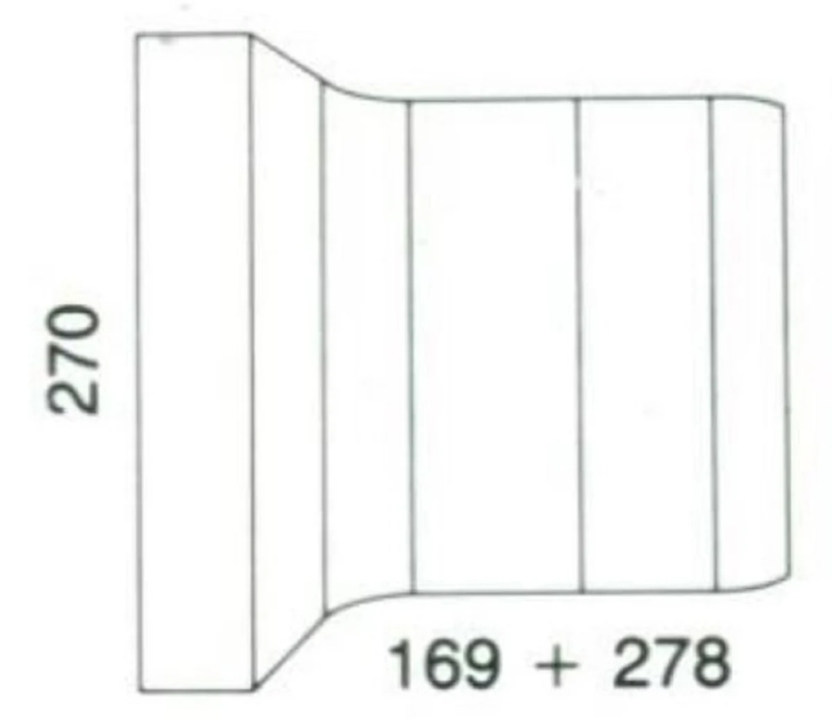 Luxury Baroque Corner Cabinet White / Multicolored / Gold - Handmade Living Room Cabinet in Baroque Style - Baroque Living Room Furniture - First Class Quality - Made in Italy