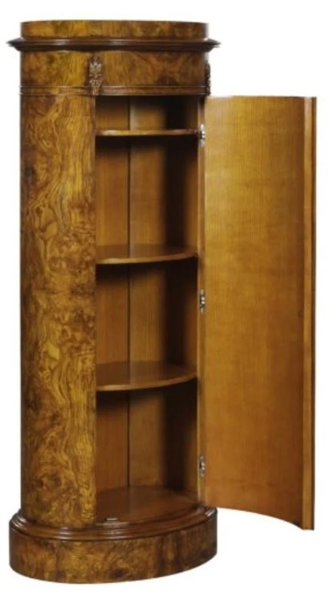 Luxury Art Nouveau chest of drawers with door light brown 62 x 39 x H. 145 cm - Baroque & Art Nouveau furniture