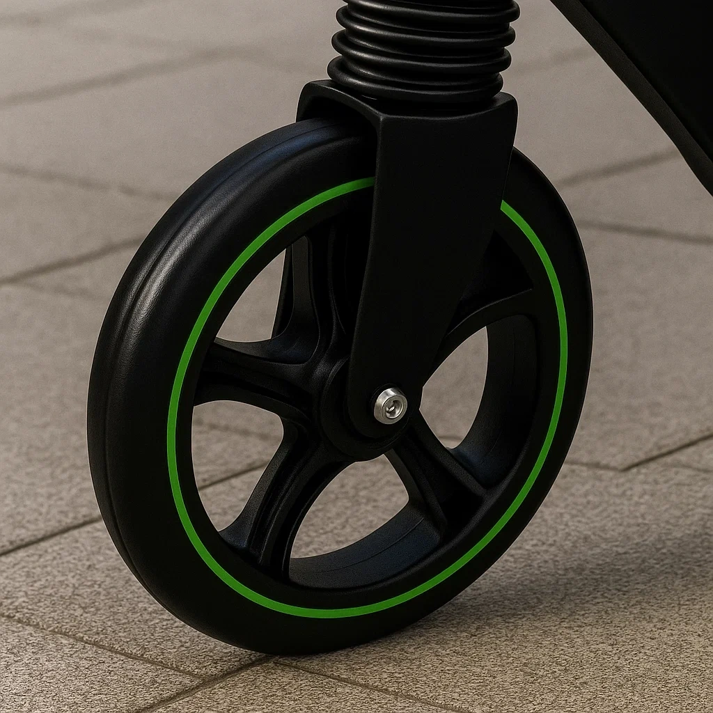 Kinderroller, Schwarz und Grün, Alter 6-10 - eUEyUzna53zs